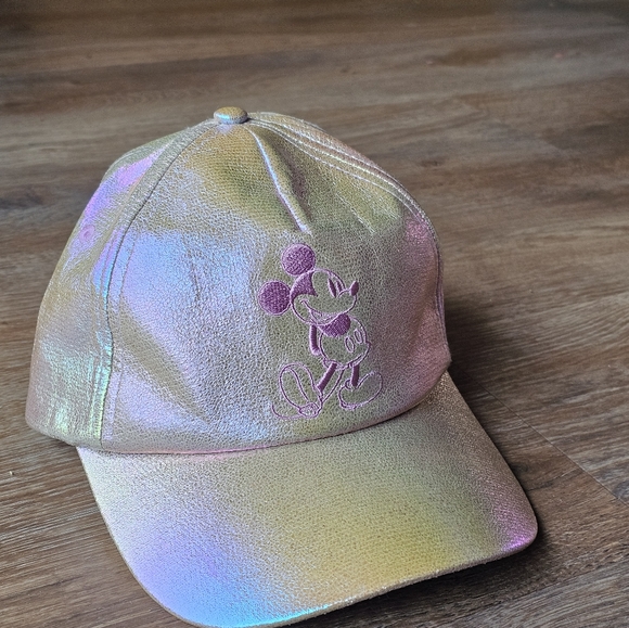Disney Parks Walt Disney World 50th Anniversary Pink Iridescent Mickey Hat - Picture 7 of 12